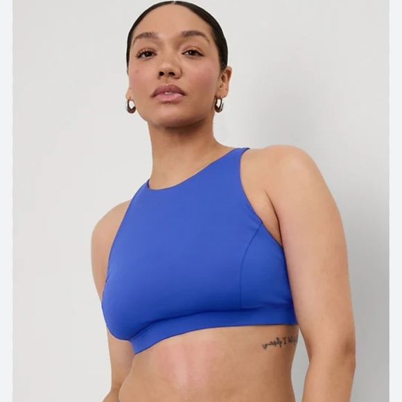 Athleta High Neck Bikini Top. Size 38DD - Picture 1 of 5